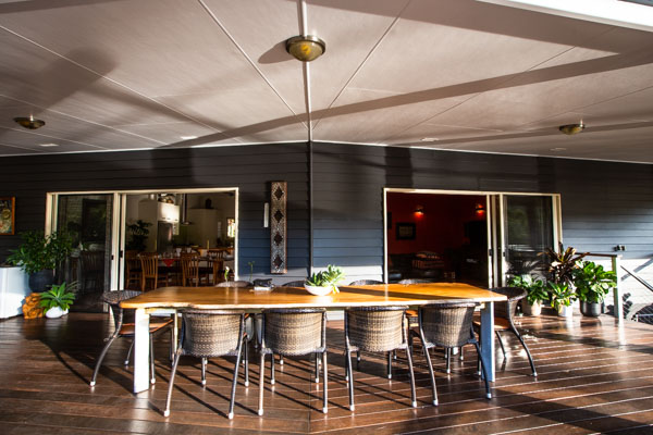 dining, privacy, luxury, The Long Weekend Retreat, Atherton Tablelands